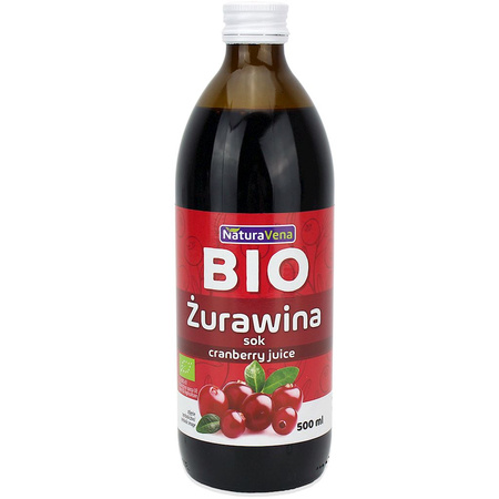 Sok z Żurawiny 100 % BIO 500 ml