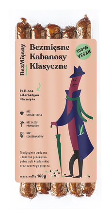 Bezmięsne Kabanosy Klasyczne 160 g