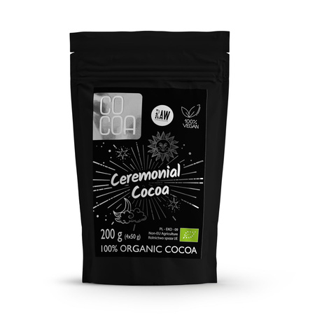 Kakao Ceremonialne BIO (Tabliczki 4 x 50 g) 200 g