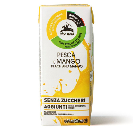 Napój Jabłko - Brzoskwinia - Mango Bez Dodatku Cukrów BIO (9 szt x 200 ml)