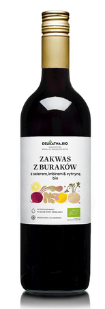 Zakwas z Buraków z Selerem, imbirem i Cytryną  BIO 700 ml