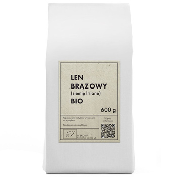 Len Brązowy (Siemię Lniane) BIO (3 szt x 600 g)