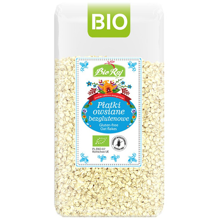 Płatki Owsiane Bezglutenowe BIO (Polska) (6 szt x 350 g)