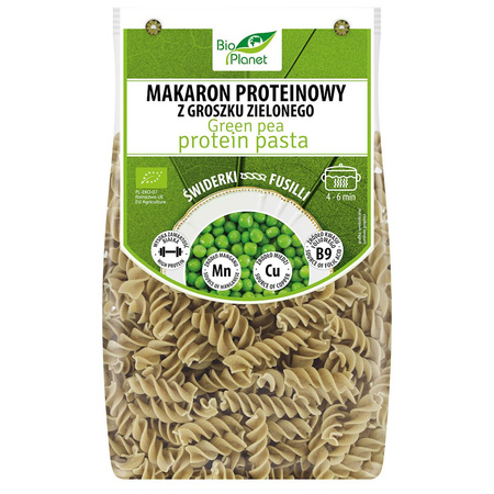 Makaron Proteinowy z Groszku Zielonego Świderki BIO (3 szt x 250 g)