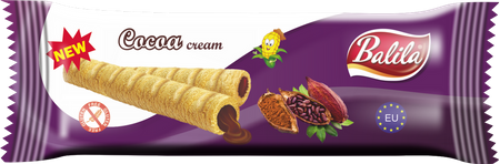 Rurki Kukurydziane z Kremem Kakaowym Bezglutenowe (24 szt x 18 g)