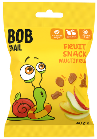 Żelki Wieloowocowe Bez Żelatyny Bezglutenowe (4 szt x 40 g)