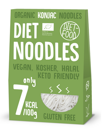 Makaron (Konjac) Noodle Bezglutenowy BIO 385 g () - Diet (3 szt x 300 g)