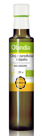 Olej Rzepakowy Tłoczony Na Zimno BIO 250 ml