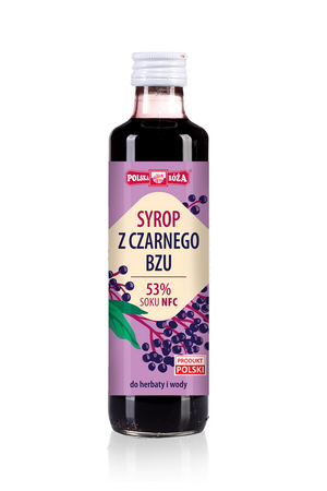 Syrop z Czarnego Bzu  Polska Róża (2 szt x 250 ml)