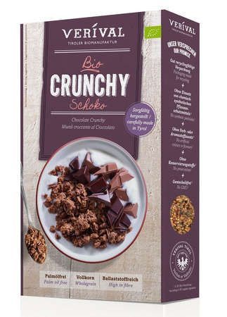 Crunchy Czekoladowe BIO 375 g