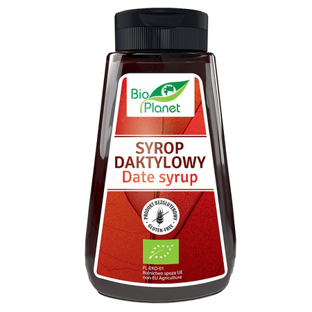 Syrop Daktylowy Bezglutenowy BIO 250 ml (340 g)