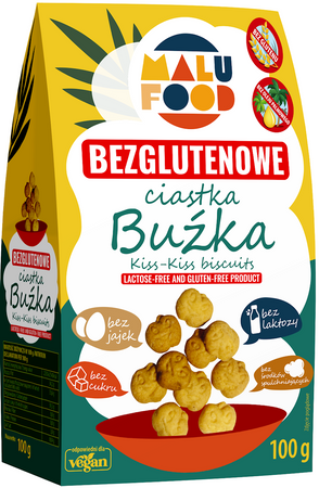 Ciastka Buźka Bez Cukru Bezglutenowe 100 g