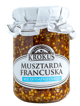 Musztarda Francuska Bez Dodatku Cukrów (3 szt x 185 g)