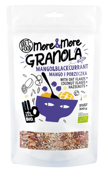 Granola Z Mango I Czarną Porzeczką Bio 300 G - Diet