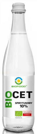 Ocet Spirytusowy 10 % Bezglutenowy Bio 500 ml (2 szt x 0,5 ml)