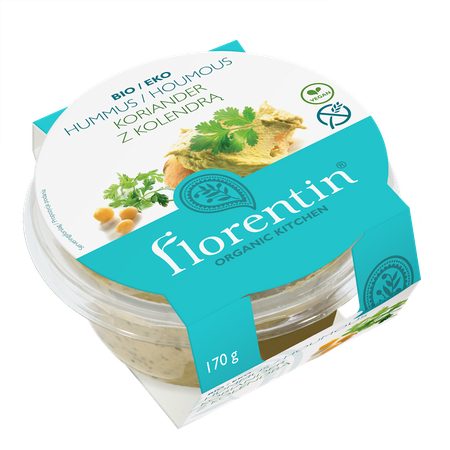 Hummus z Kolendrą Bezglutenowy BIO 170 g