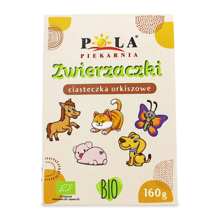 Ciastka Kruche Orkiszowe Zwierzaczki Bio (2 szt x 160 g)