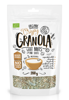 Granola z Orzechami Laskowymi i Migdałami BIO - Diet (2 szt x 200 g)
