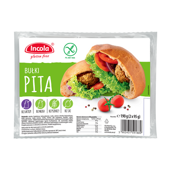 Bułki Pita Bezglutenowe (2 Szt.) (2 szt x 190 g)