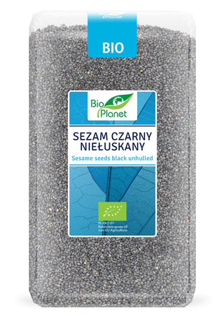 Sezam Czarny Niełuskany BIO 1 kg