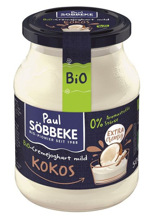 Jogurt Kremowy Kokosowy (7,5 % Tłuszczu w mleku) BIO 500 g (Słoik)