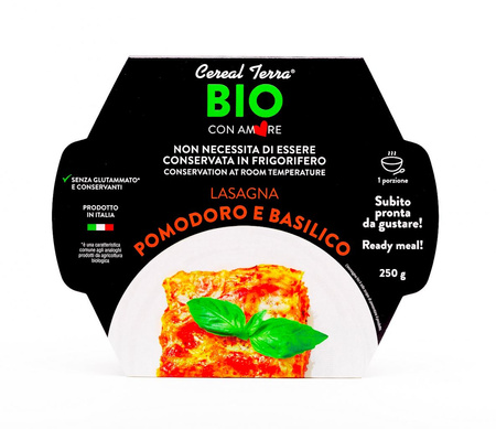 Lasagne z Pomidorami i Bazylią BIO 250 g