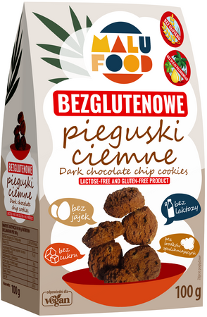 Ciastka Pieguski Ciemne Bez Cukru Bezglutenowe 100 g