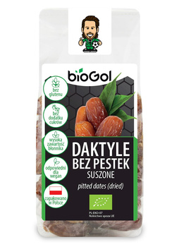 Daktyle Bez Pestek Suszone Bezglutenowe BIO 150 g