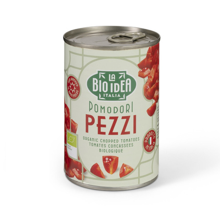 Pomidory Krojone Bez Skóry BIO  (240 g) (4 szt x 400 g)