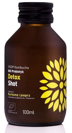 Shot Kombucha ProBIOtyk Detox Bezglutenowy BIO 100 ml