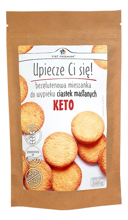 Mieszanka Do Wypieku Ciastek Maślanych Bez Dodatku Cukrów Bezglutenowa (Keto) 365 g