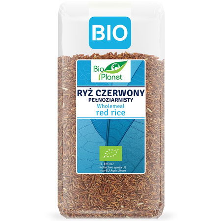 Ryż Czerwony Pełnoziarnisty BIO (3 szt x 400 g)