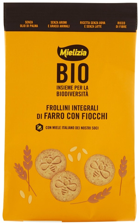 Ciastka Frollini Orkiszowe Pełnoziarniste BIO 300 g