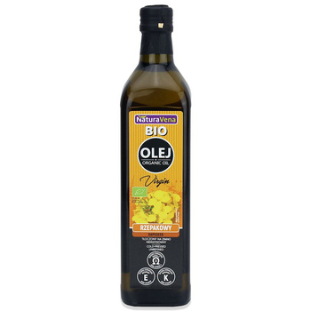 Olej Rzepakowy Tłoczony Na Zimno Omega-3 BIO (3 szt x 750 ml)