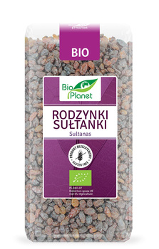 Rodzynki Sułtanki Bezglutenowe BIO (2 szt x 400 g)