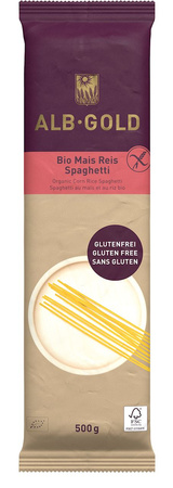 Makaron (Kukurydziano - Ryżowy) Spaghetti Bezglutenowy BIO (2 szt x 500 g)