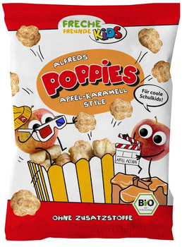 Chrupki Kukurydziano - Ryżowe o Smaku Jabłkowo - Karmelowym Bezglutenowe Dla Dzieci BIO (2 szt x 40 g)