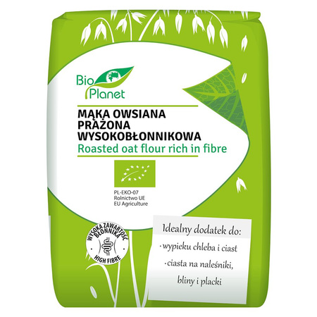 Mąka Owsiana Prażona Wysokobłonnikowa BIO (3 szt x 700 g)