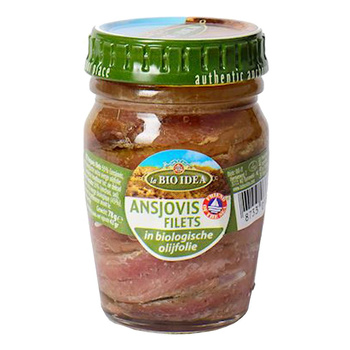 Anchois (Sardele) Filety w BIO Oliwie z Oliwek Extra Virgin (2 szt x 78 g)