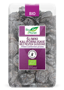 Śliwki Kalifornijskie Suszone Bezglutenowe BIO 1 kg