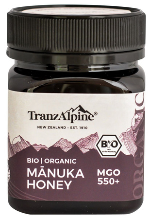 Miód Manuka Mgo 550+ BIO 250 g