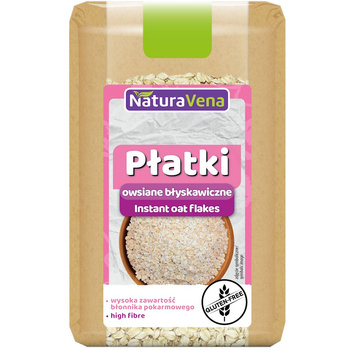 Płatki Owsiane Błyskawiczne Bezglutenowe (6 szt x 300 g)