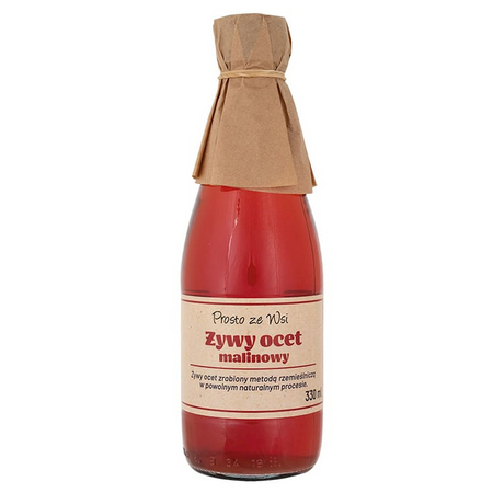 Ocet Malinowy Żywy 330 ml