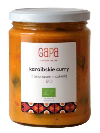 Curry Z Cukinią I Ananasem Karaibskie Bio 450 g