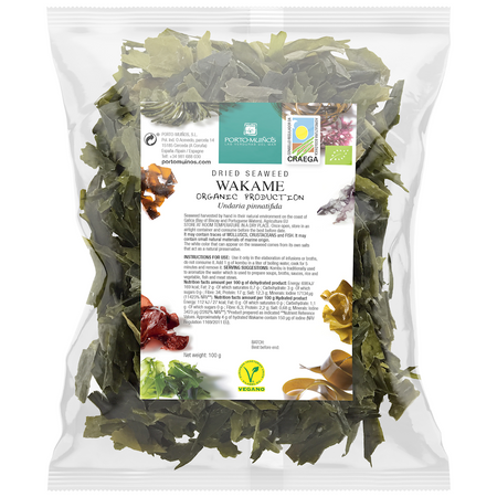 Algi Morskie Suszone - Wakame BIO 100 g