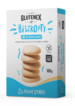 Biszkopty Bez Dodatku Cukrów Bezglutenowe (2 szt x 100 g)