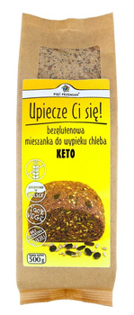 Mieszanka Do Wypieku Chleba Bez Dodatku Cukrów Bezglutenowa Keto (2 szt x 500 g)