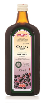 Sok z Czarnego Bzu Nfc 500 ml Polska Róża