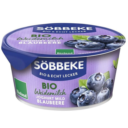 Jogurt Kremowy Jagodowy (3,8 % Tłuszczu w Mleku) BIO 150 g