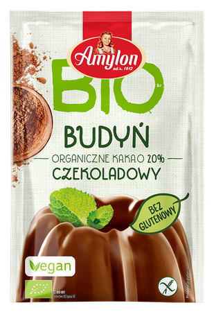 Budyń o Smaku Czekoladowym Bezglutenowy BIO (10 szt x 40 g)